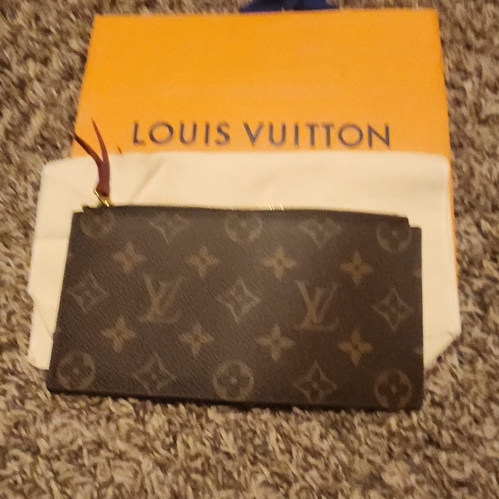 Louis Vuitton Brown Monogram Zipper Pouch